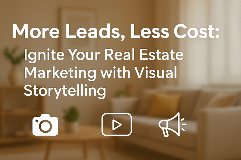 Real Estate Agent using visual storytelling to attract buyers