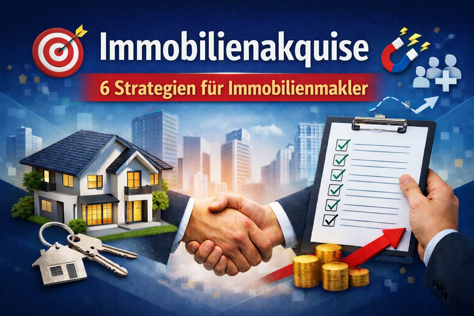 Immobilienakquise | 6 Strategien wie man als Immobilienmakler im Jahr 2026 neue Immobilien akquirieren kann
